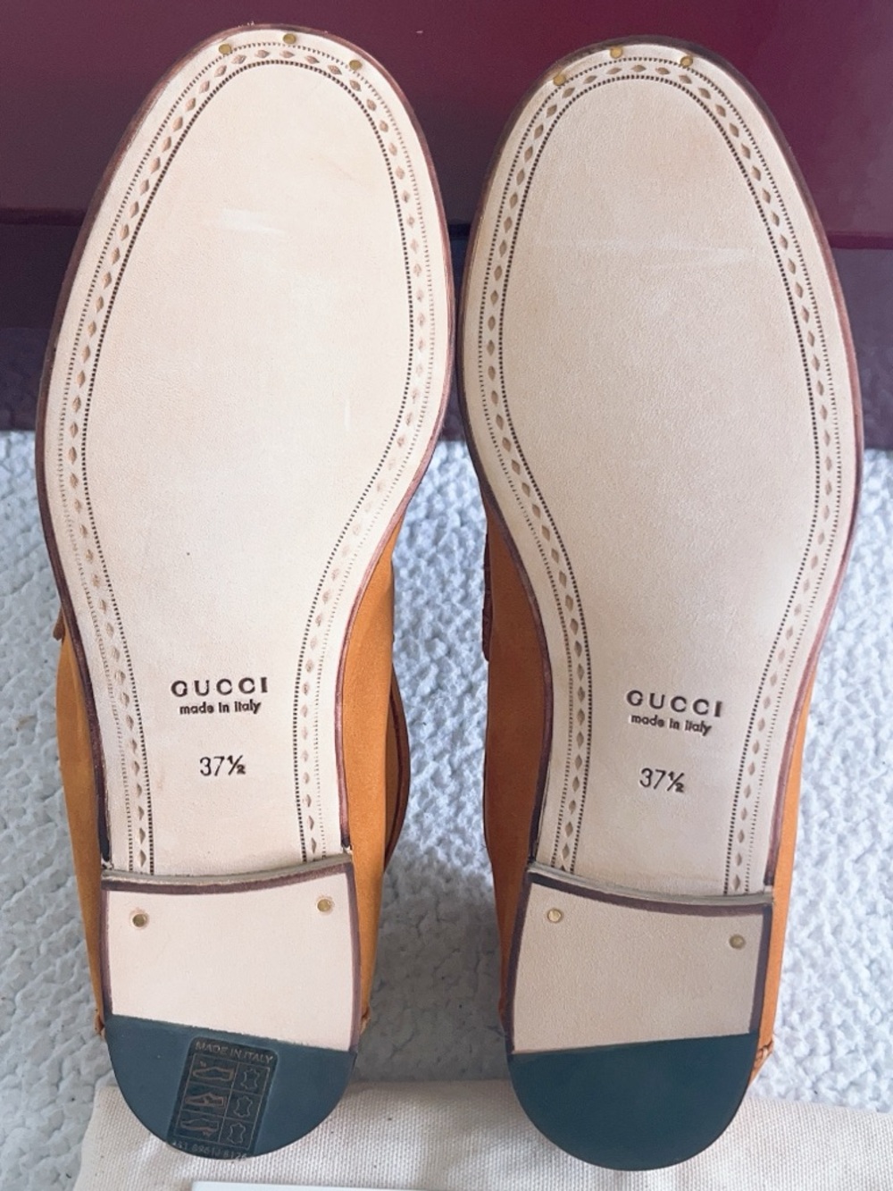 Gucci Women's Horsebit 1953 Suede  Loafers - Picture 14 of 16